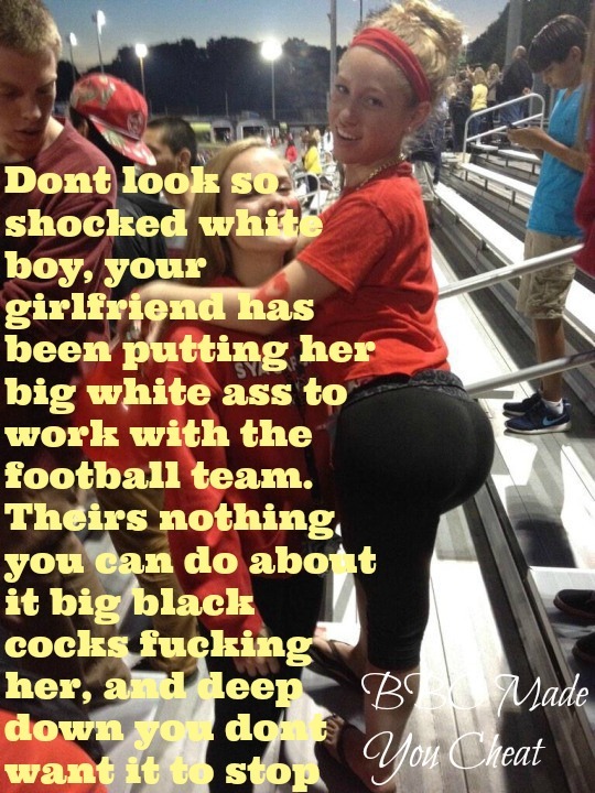 bbcbrainwashing:  Good to see your girlfriends dedication to team spirit 