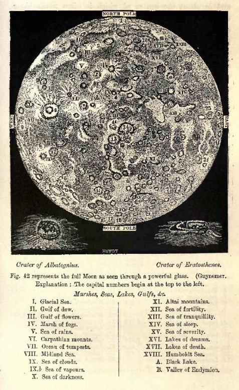 humanoidhistory:
“ The Moon, illustrated in Astronomy, 1875, by J. Rambosson
”