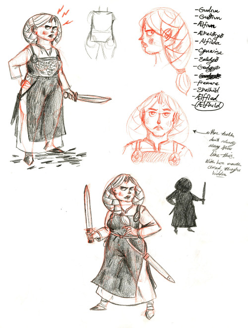 Character design sketches for an ongoing picture book project in my illustration class.