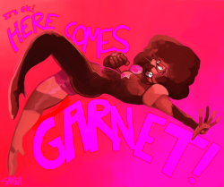 cometfiish:   Day 1: Garnet  AHHH… got my start on the 30 day SU challenge, guys!! And you guys all know me… i couldn’t start with anything but a bang B) For whatever reason… I just adore this line. Like… ‘Don’t worry guys! Garnet’s about