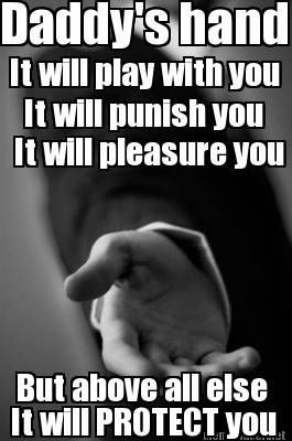bdsmteacher:  and daddy’s arms will hold you tight and make you feel safe and warm. 