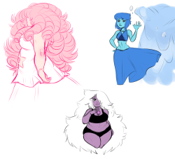 Random SU doodles [ignore my messy mistakes]