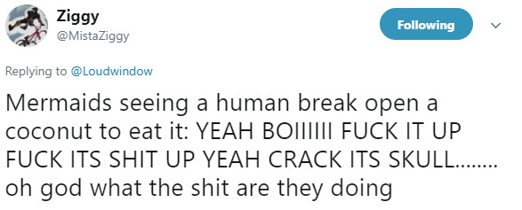 otherwindow: Mermaids fucking hate coconuts.