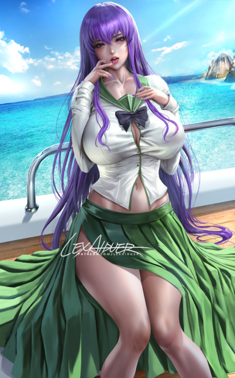 [High School of the Dead] Saeko Lexaiduerwww.pixiv.net/artworks/89030904