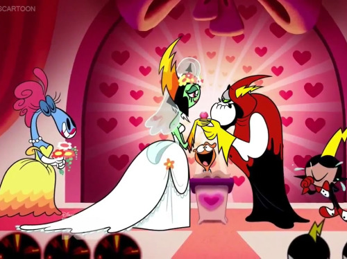 princesscallyie:  Some character parallels for Lord DominatorXTammy (Taminator) since yall know I don’t crossover ship blindly or without a reason why they wouldn’t fit Both are evil green hot alien babes Both were featured in wedding dresses Both