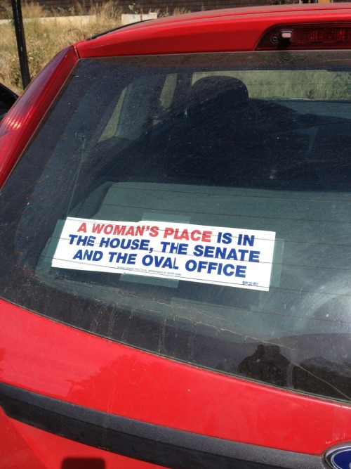 m1iranda:found the best bumper sticker when leaving art school today.