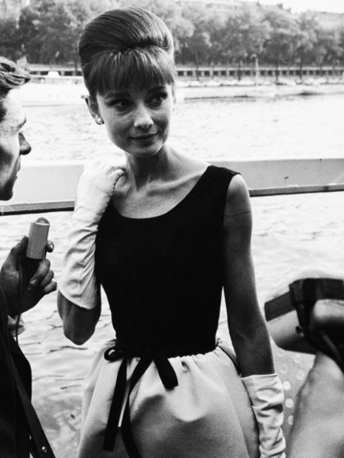 missingaudrey: Audrey Hepburn photographed by Daniel Cande during promotion of Paris When it Sizzles