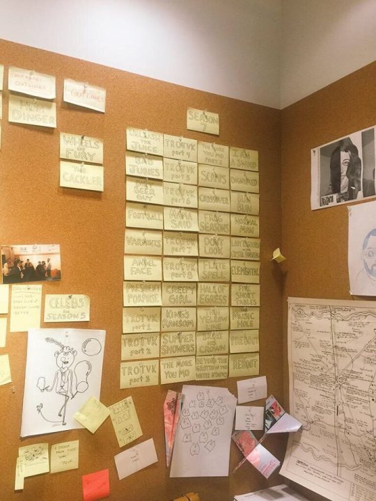 madridista-4-life:  sushiprincessss:  there are 25 remaining episodes in s7, bringing the total to 39 (about a season and a half) titles & some speculation below: Keep reading  These titles come from this image of AT workrooms. Some of the titles