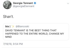 emmettcarverssoulmate: Georgia Tennant is