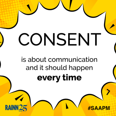 rainn:
“Giving consent for one activity, one time, does not mean giving consent for more or future sexual contact.
”