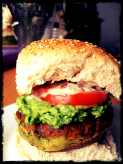 vegan-yums:  Falafel with Avocado Cream &