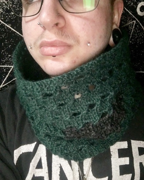 trashwitchapparel: New item up, this is the Gatherer Cowl, which is a very terrible play on words be