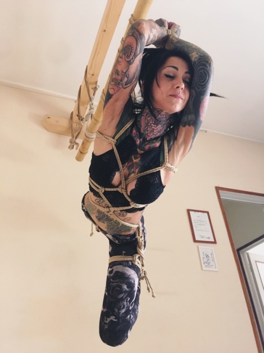 patfosterinropes:  Stefania Ginger in my ropes Pavia Shibari Dojo