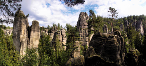 Adršpach-Teplice RocksSandstone pillars like these dominate a small region of Bohemia in the Czech R