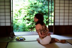hornyhouseofhorror:  Shibari Naka Akira Model Maki HojoPhoto Siamasi