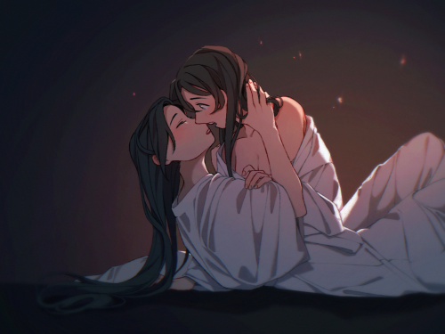 my contribution to wlwangxian week day 2: aphrodisiacs on twitter ✨done in collaboration with the wo