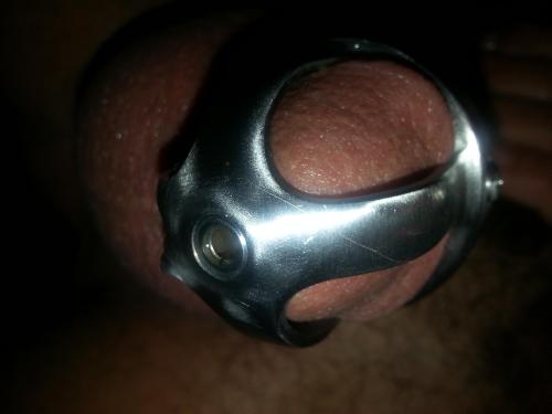 Porn photo lock3d-in-chastity:  This is a nice cage.