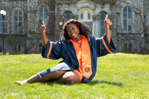 productofthe6:  She believed she could, so she did!2015 Syracuse University Graduates