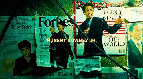 Robert Downey Jr. As Tony Stark In The MARVEL CINEMATIC UNIVERSE