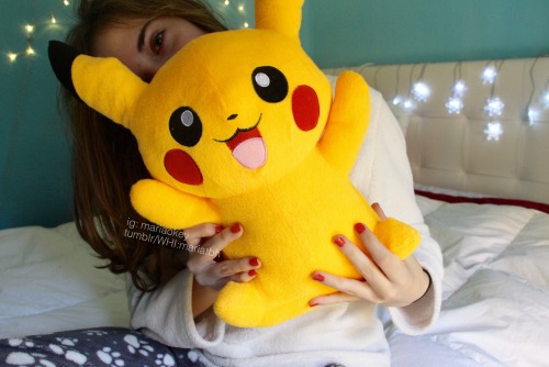 mariatbh:  Actually I’m in love with this aw :) I got that Pikachu a week ago and it’s s