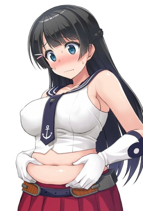 orenoyomebot:  RT @HormoneKoijiro: 阿賀野のコスプレをする委員長を描きました(´ー`)増設バルジもバッチリ #みとあーと https://t.co/Zgi2Yyd0AI