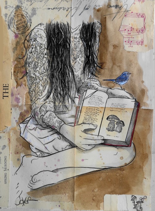 bookporn: Bookporn by artist on tumblr Loui Jover. Shop | Facebook | Twitter | Instagram | Pinterest. 