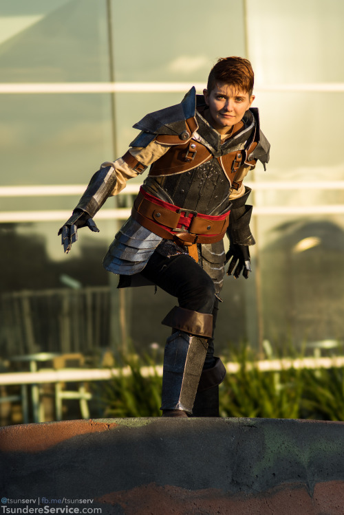 tsunserv: A few shots of Krem from Dragon Age: Inquisition by @tobie1kenobi at AX 2015 in a SoCal su