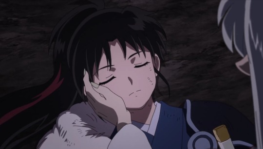 殺生丸様~!♡ — The way Sesshomaru touches his puppies faces is so