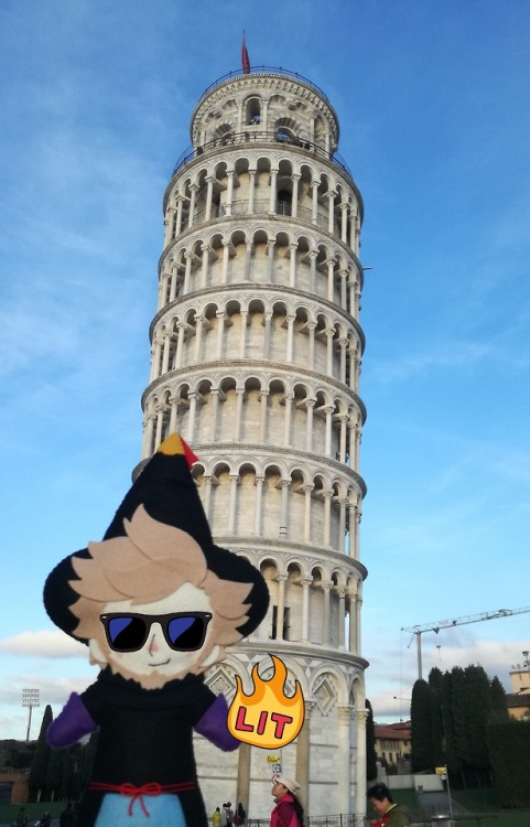 We went on vacation today at the Leaning Tower of Pisa