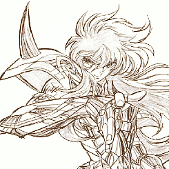 anewe9:  Saint Seiya | Saint Seiya Ω | Umakoshi’s classic Gold Saints sketches (part 1 here)