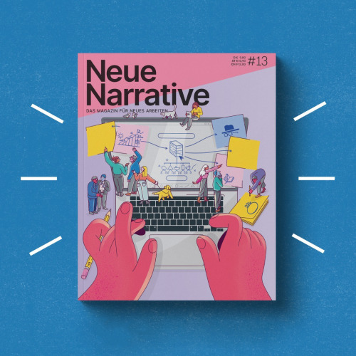 Issue #13 of Neue Narrative magazine is out! We are happy that this time Mériva typeface is i