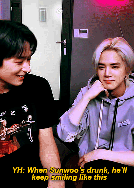 Younghoon Explaining Sunwoo’s Cute Drinking Habits ♡