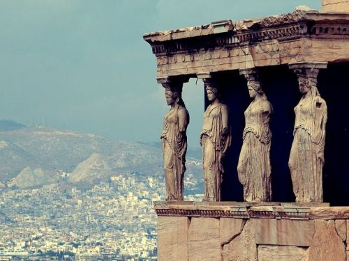 XXX yeaverily:Erechtheion on the Acropolis overlooking photo