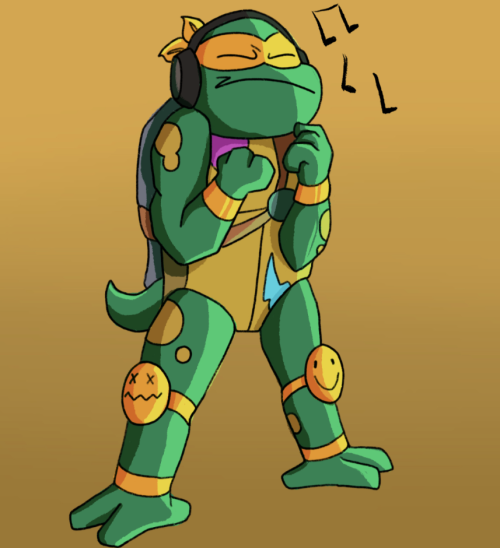 A Lil Random Doodle Of Rise Mikey Listening To Music, Probably Taylor Swift Honestly