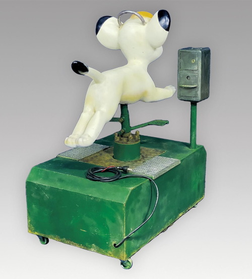 Nikko Seiki corporation Jungle emperor Leo coin operated ride (1960s)(x)