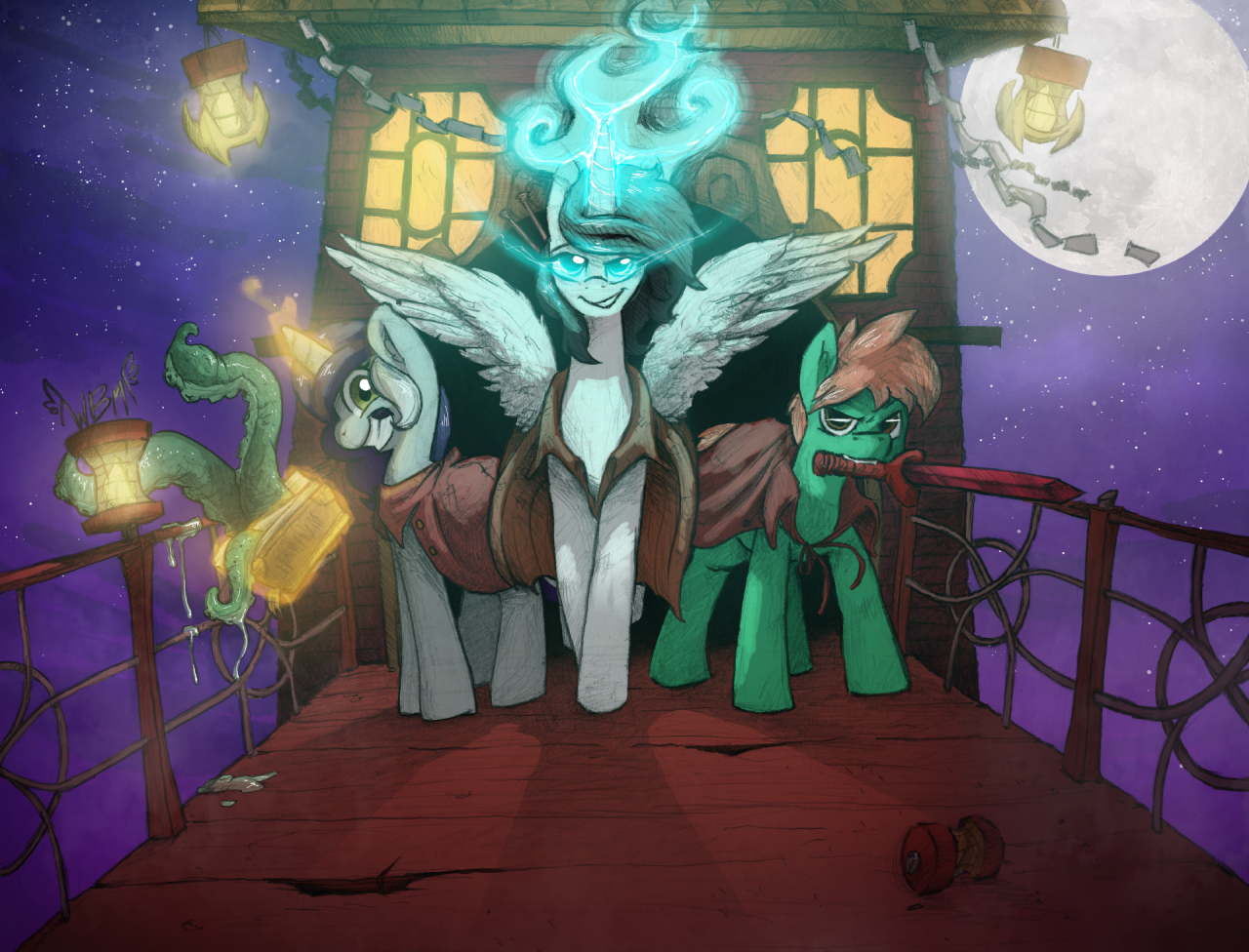 &ldquo;Glows Atop The Heavens&rdquo; - Commission for scarletsabreTitle was