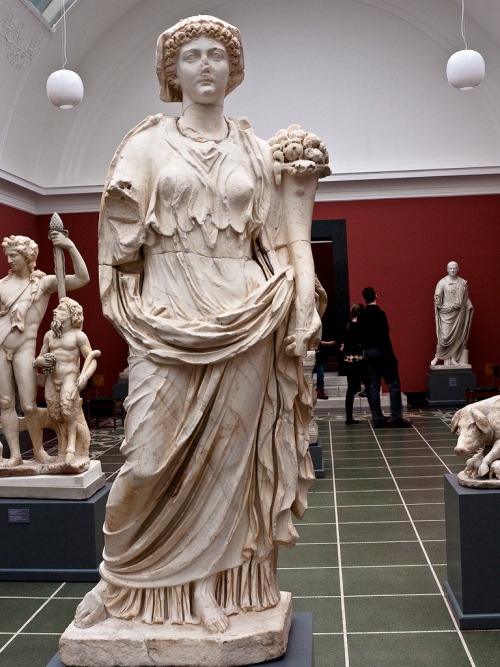 Roman Empress Livia as Fortuna, 1st century A.D.