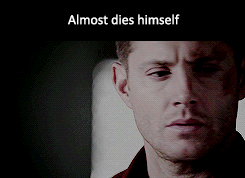 out-in-the-open:  Dean Fucking Winchetser y’all. Always looking out for Sammy.