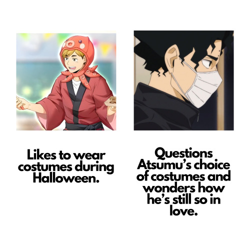 SakuAtsu Headcanons Because I Cannot Sleep.