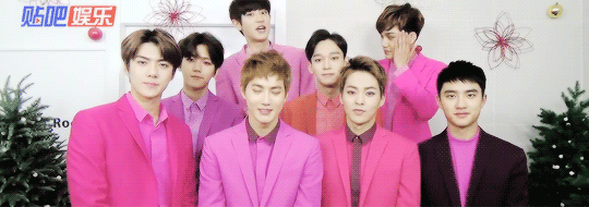 ohhsenshine:  exo wishing you a happy new year ♡