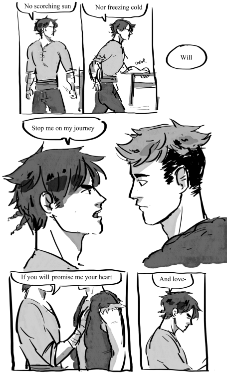 sillypeppers:   INSTRUCTIONS: listen to the song while you read the comic and please open them in a new tab  Also. This is for johannathemad and her incredible, amazing, outstanding how to train your dragon AU with eren and jean. She has killed me and