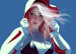 thespider-web: Spider-Gwen by Landy R Andrianary
