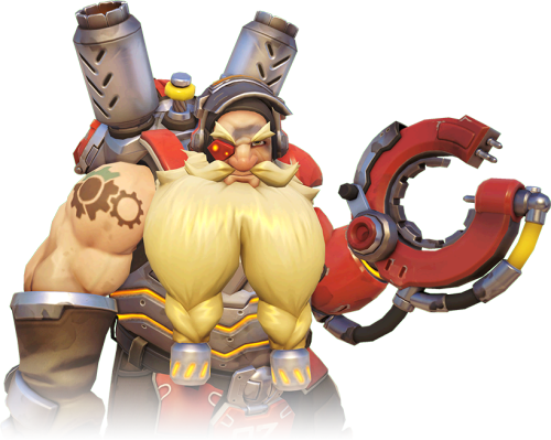 realhetcharacteroftheday: The Heterosexual Character Of Today Is: Torbjörn from Overwatch 