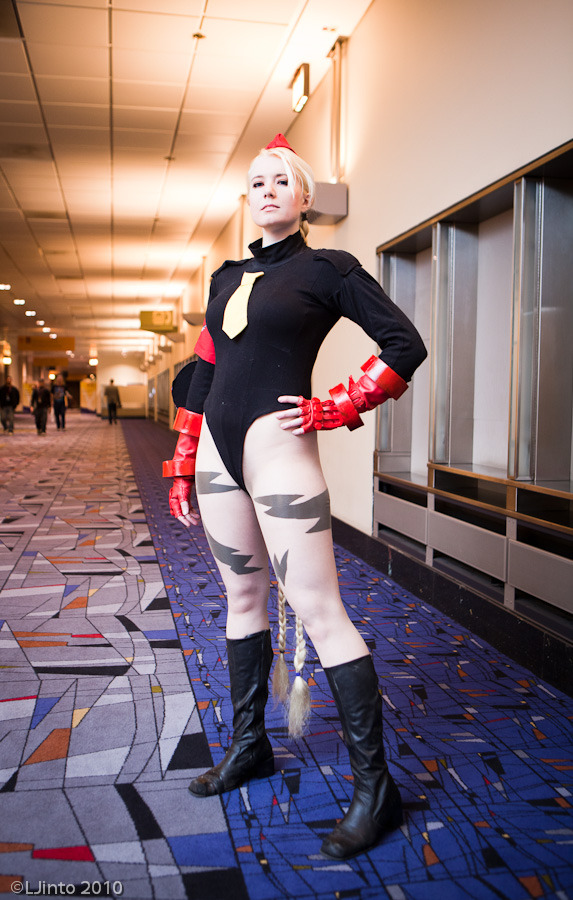 hotcosplaychicks:  Cammy Hallway by QueenRiot Follow us on Twitter http://twitter.com/hotcosplaychick