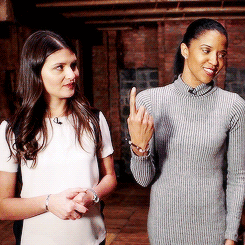 isaacoscar:Phillipa Soo and Renee Elise Goldsberry | Backstage with ‘Hamilton’s’ leading ladies