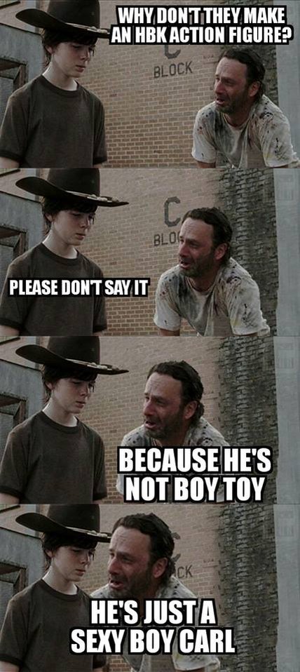 wrestlingmemes:  Why there isn’t an HBK Action Figure  Via @WWE_Trolls