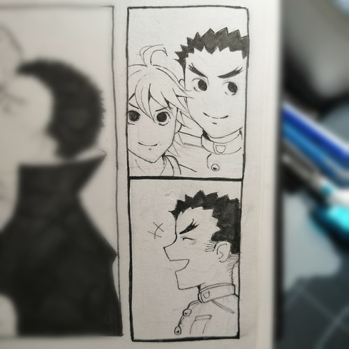 March, 2019. “ happy Ishimaru ” This is basically me drawing Taka smiling because he des