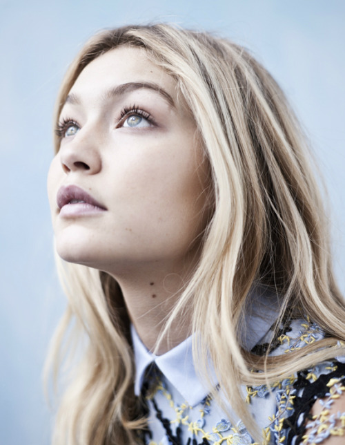 Gigi Hadid for May issue of British VoguePhoto by vansarkiStyled by Laura WeirHair by SeijiMU by Pam