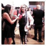 outrageousavril:    Backstage at Abbey Dawn Fashion Show - NYFW 2012   