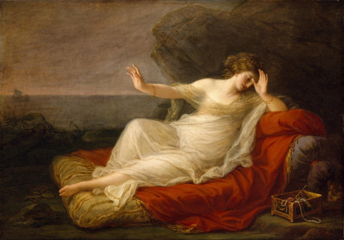 lionofchaeronea: Ariadne Abandoned by Theseus, Angelica Kauffman (Kauffmann), 1774